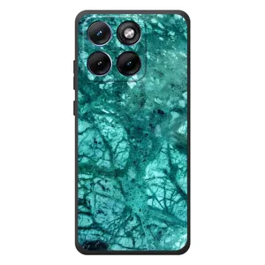 Мраморный чехол на Motorola Edge 70 Fusion (VPrint) (Зеленый мрамор)