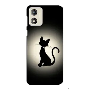 Чохол з принтом для Motorola MOTO E13 (AlphaPrint) Модні коти