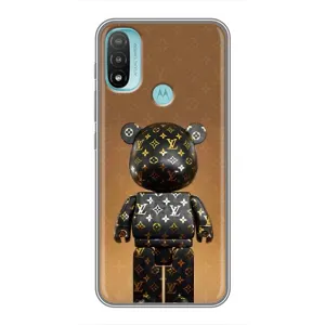 Чохли для Motorola MOTO E20 - Bearbrick Louis Vuitton (PREMIUMPrint)