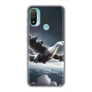 Чохол з мемом Тралалело тралала на Motorola MOTO E20 (Бомбардіні гусіні)