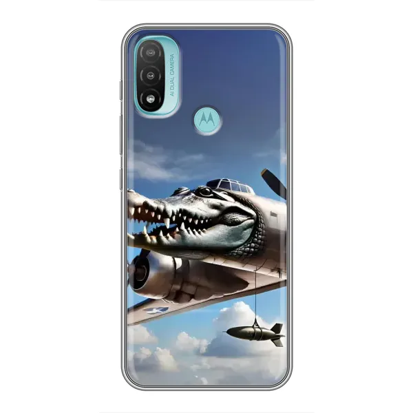 Чохол з принтом «Бомбардіро крокоділо» для Motorola MOTO E20