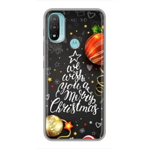 Різдвяні Чохли для Motorola MOTO E20 (VPrint) (Ялинка)