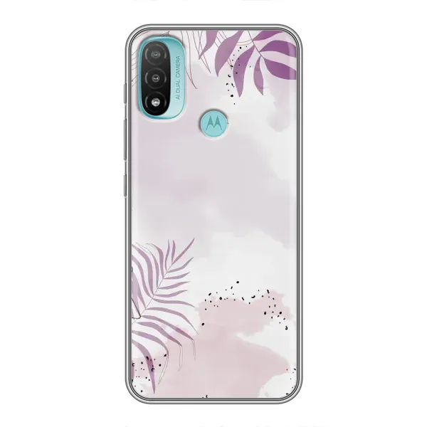 Чехол с принтом «Фиолетовые листья» для Motorola MOTO E20 Чехол с принтом «Фиолетовые листья» для Motorola MOTO E20