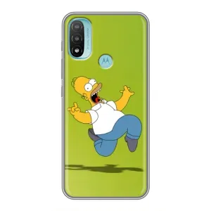 Чjхол з Сімпсонами для Motorola MOTO E20 (VPrint) (Гомер Сімпсон)