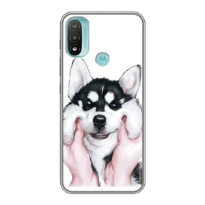 Чохол з Хаскі Motorola Moto E20 - (AlphaPrint)