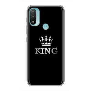 Чохол з принтом «KING» для Motorola MOTO E20