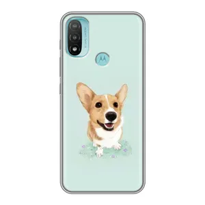 Чохол з принтом «Коргі» для Motorola MOTO E20