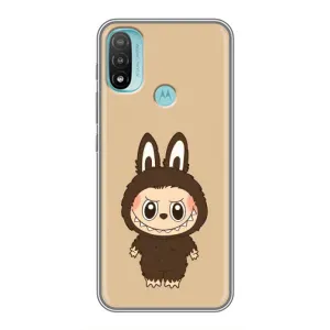 Чохол з Лабубу на Motorola MOTO E20 (Bored Ape в червоному)