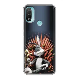 Чехол с принтом «Король Кролик» для Motorola MOTO E20