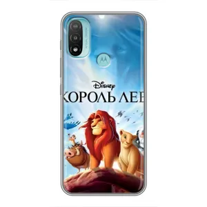 Чохол Король лев на Моторола МОТО Е20 (Постер Король Лев)