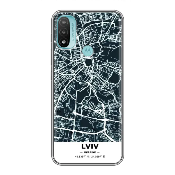 Чехол с принтом «Львов» для Motorola MOTO E20