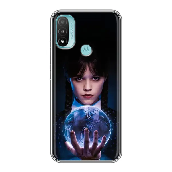 Чохол з принтом «Магічна сфера Венздей» для Motorola MOTO E20 Чохол з принтом «Магічна сфера Венздей» для Motorola MOTO E20