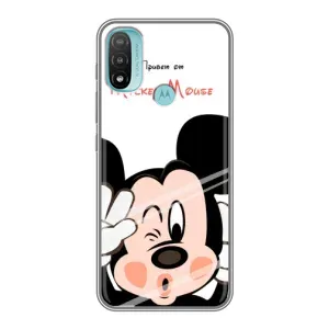 Міккі Маус чохол для Motorola MOTO E20 (AlphaPrint - Мультяшні) (Маус Міккі)