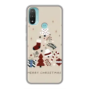 Різдвяні, Святкові Чохли для Моторола МОТО Е20 (Merry Christmas)