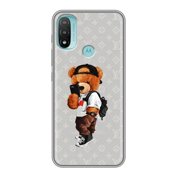 Чехол с принтом «Мишка Луи» для Motorola MOTO E20 Чехол с принтом «Мишка Луи» для Motorola MOTO E20