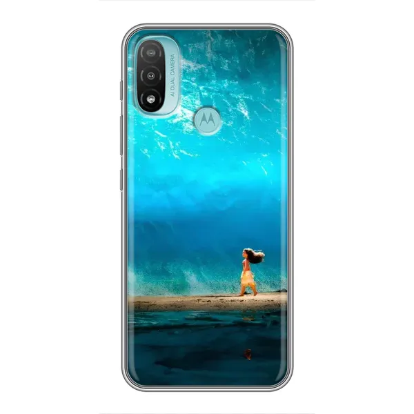 Чохол з принтом «Океан Моана» для Motorola MOTO E20