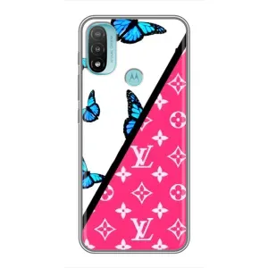 Чехол с принтом «Мода LV» для Motorola MOTO E20