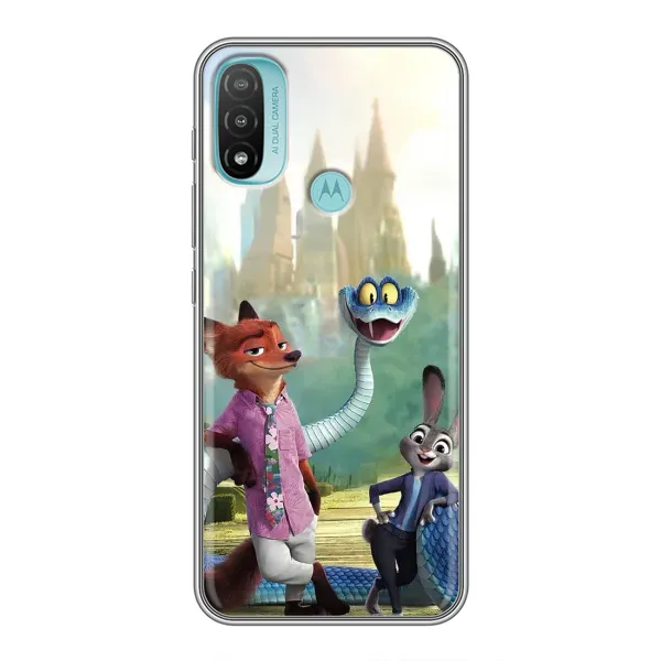 Чохол з принтом «Герої мультфільму Зоотрополіс» для Motorola MOTO E20