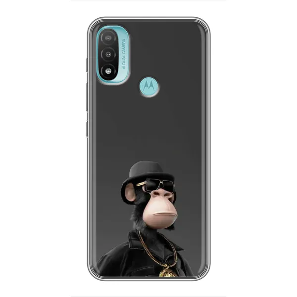 Чехол с принтом «Обезьяна NFT» для Motorola MOTO E20