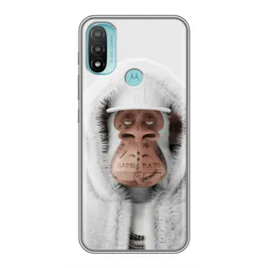 Чехол с принтом «обезьяна NFT в тату» для Motorola MOTO E20