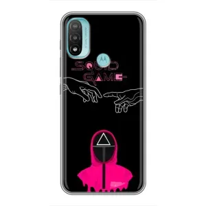 Чохол Гра в кальмара для Motorola MOTO E20 (Мінімалізм Гра кальмара)