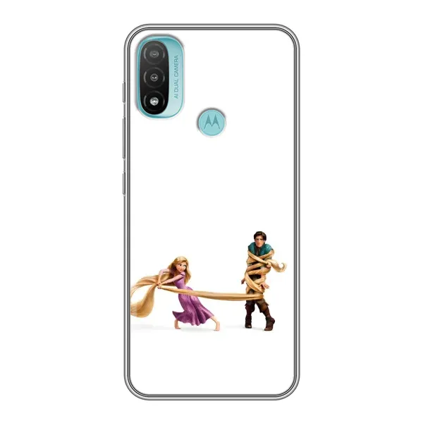 Чохол з принтом «Рапунцель та Флін» для Motorola MOTO E20