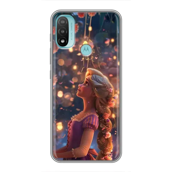 Чохол з принтом «Рапунцель ліхтарики» для Motorola MOTO E20