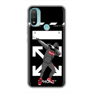 Чехол для Motorola MOTO E20 с картинкой Supreme (AlphaPrint)
