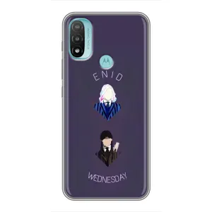 Чохли Венсдей на Motorola MOTO E20 Уенсдей (AlphaPrint) (Венздей і подруга)