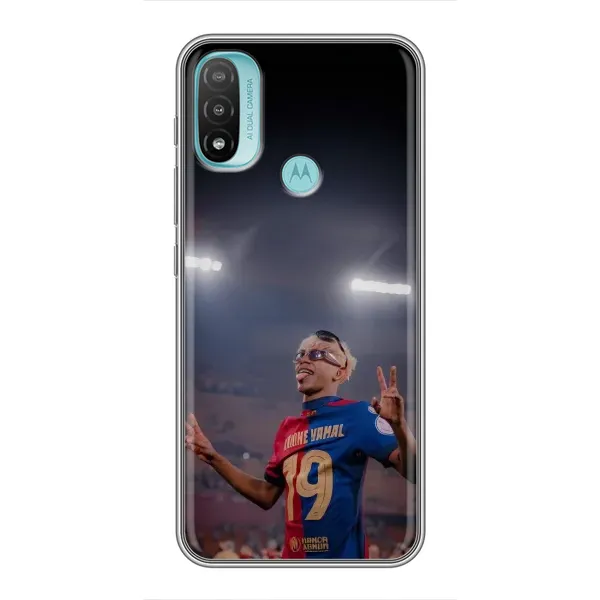 Чохол з принтом «Ямаль на стадіоні» для Motorola MOTO E20