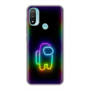 Чохли Амонг Ас для Motorola MOTO E20 (AlphaPrint) (Яскравий скін)