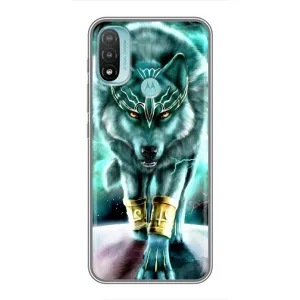Захисні чохли для Моторола МОТО Е20 (AlphaPrint) (ХІТ продаж) ВОВК