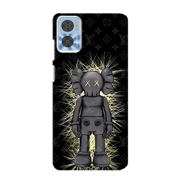 Чехол с принтом «Bearbrick LV» для Motorola MOTO E22 Чехол с принтом «Bearbrick LV» для Motorola MOTO E22