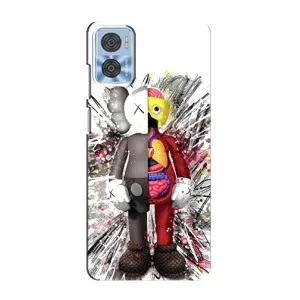 Чохли для Motorola MOTO E22 - Bearbrick Louis Vuitton (PREMIUMPrint) (Беарбрік)