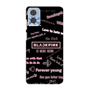 Чехол с принтом «BLACKPINK» для Motorola MOTO E22