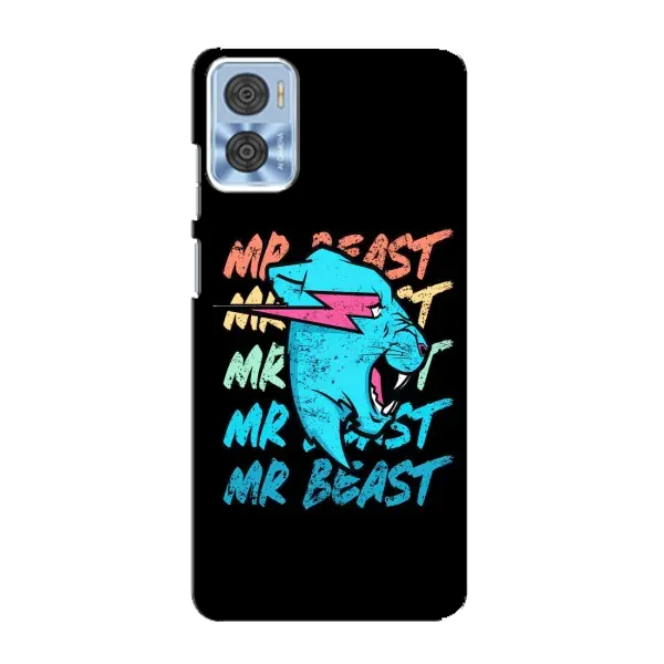 Чохол з принтом «logo Mr beast» для Motorola MOTO E22 Чохол з принтом «logo Mr beast» для Motorola MOTO E22