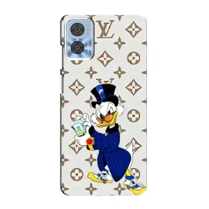 Чехли для Motorola MOTO E22 - Скрудж МакДак Louis Vuitton (PREMIUMPrint) (Макдак на стилі)