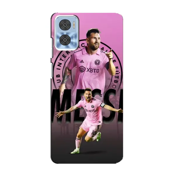 Чохол з принтом «Messi Miami» для Motorola MOTO E22
