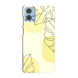 Силконовий чохол з принтом в квітах на Motorola MOTO E22
