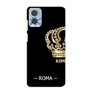 Чехлы для Motorola MOTO E22 (VPrint) - Футбольные клубы (Roma)