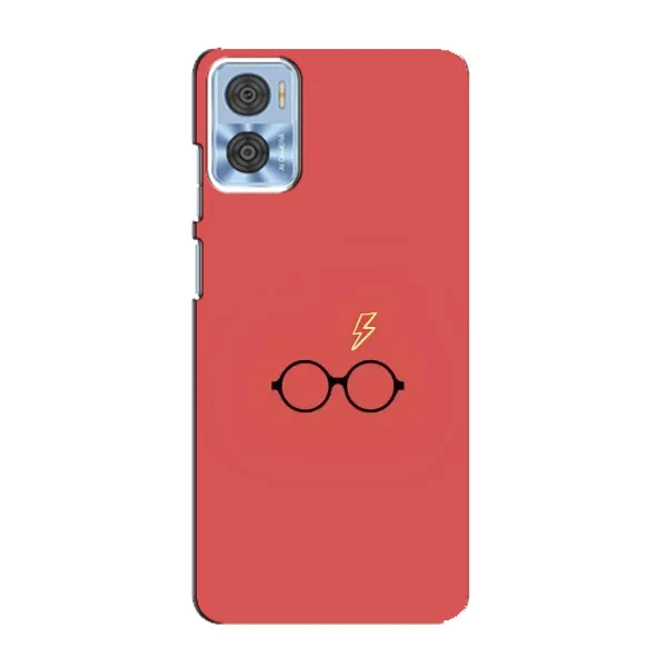 Чехол с принтом «шрам и очки» для Motorola MOTO E22 Чехол с принтом «шрам и очки» для Motorola MOTO E22