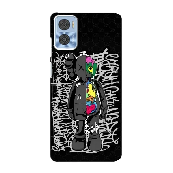 Чехол с принтом «Стиль Bearbrick» для Motorola MOTO E22 Чехол с принтом «Стиль Bearbrick» для Motorola MOTO E22