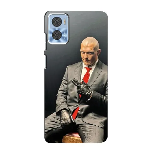 Чохол з принтом «Усик Hitman» для Motorola MOTO E22