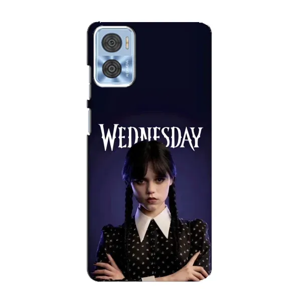 Чохол з принтом «Wednesday» для Motorola MOTO E22 Чохол з принтом «Wednesday» для Motorola MOTO E22