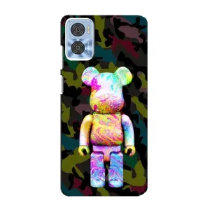 Чохли для Motorola MOTO E22 - Bearbrick Louis Vuitton (PREMIUMPrint) (Яскравий Bearbrick)