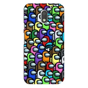 Чехол Амонг Ас для Motorola MOTO E3 (AlphaPrint)