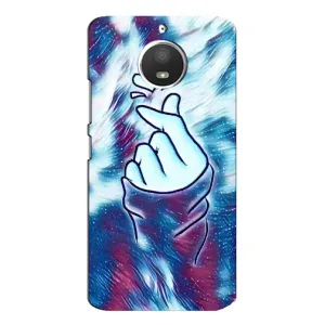 Чехол с принтом «Радужное сердце» для Motorola MOTO E4