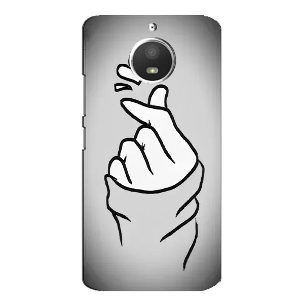 Чехол с принтом «Значок Love» для Motorola MOTO E4