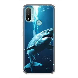 Чехол с принтом «Акула под водой» для Motorola MOTO E40