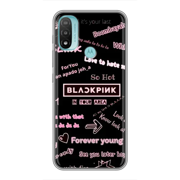 Чехол с принтом «BLACKPINK» для Motorola MOTO E40 Чехол с принтом «BLACKPINK» для Motorola MOTO E40